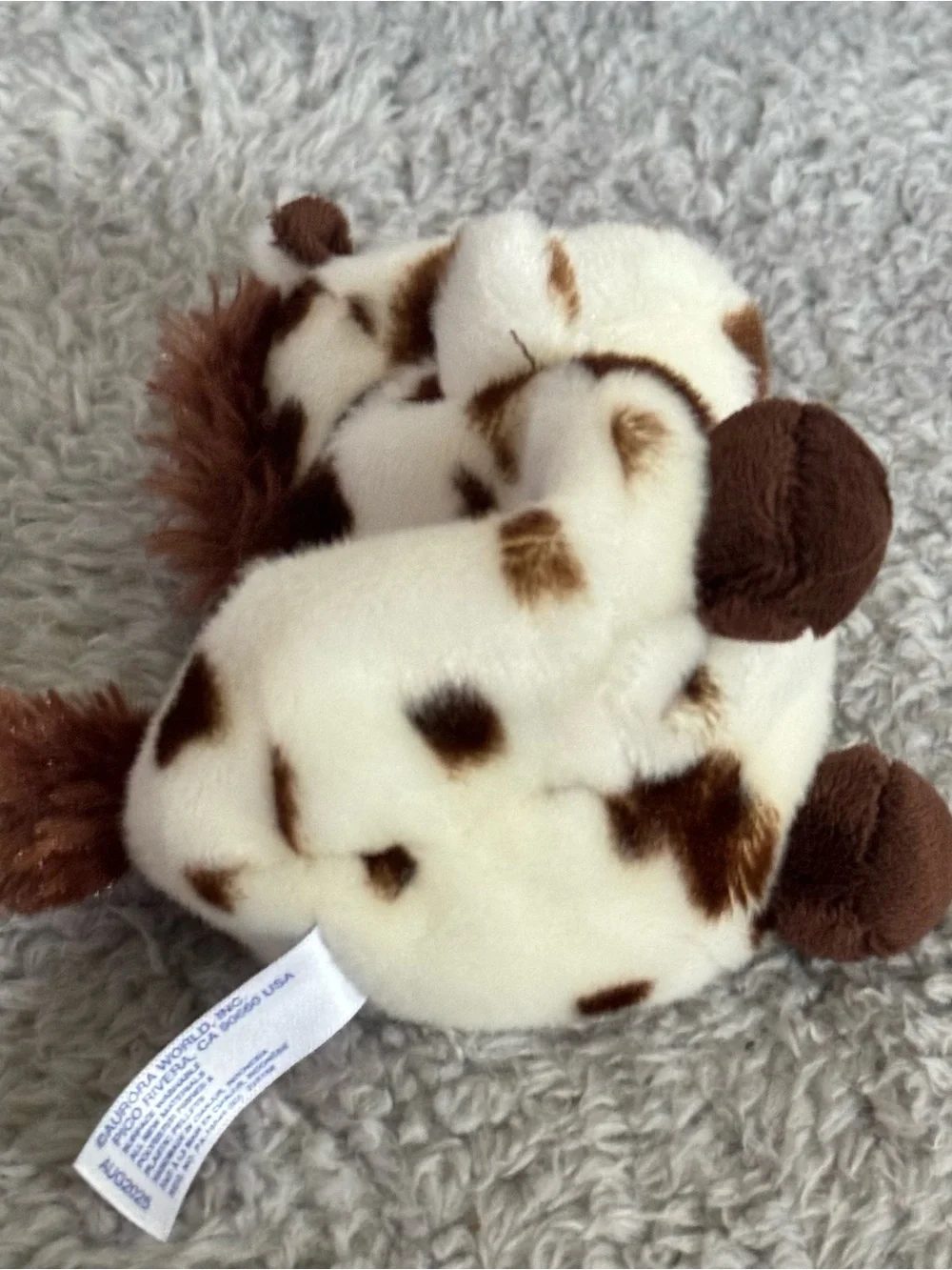Aurora World Plush Palm Pals Haymitch Painted Horse 5” Stuffed Animal Soft Toy